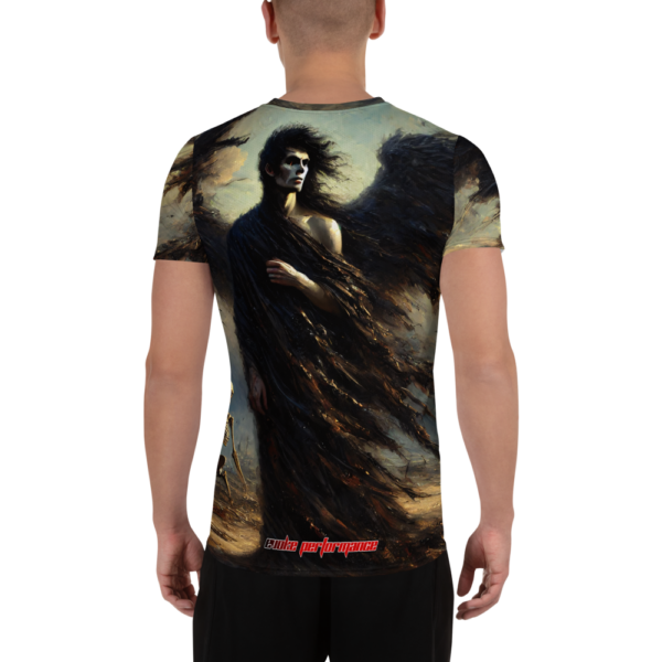 All-Over Print Men's Athletic T-Shirt – The Reaper's Passage – Performance Wear for Martial Arts and Combat Sports - Image 2