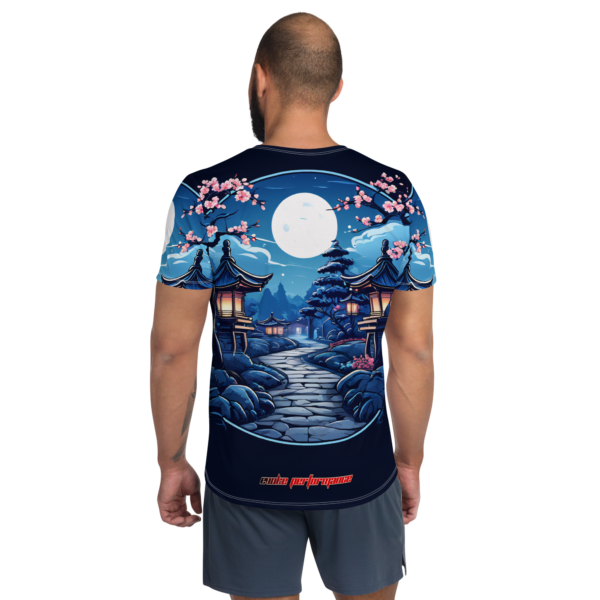 Men's All-Over Print Athletic T-Shirt | Moisture-Wicking Performance Top by EVOKE Performance - Image 3