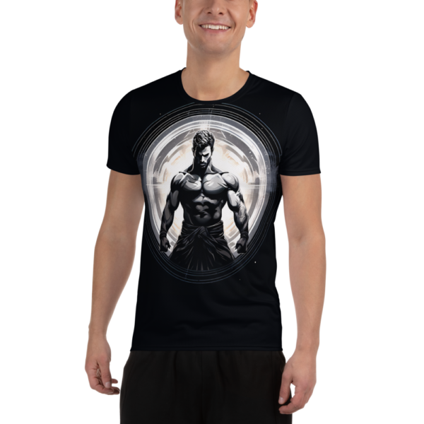 EVOKE Performance All-Over Print Men's Athletic T-Shirt - Warrior's Resolve Design