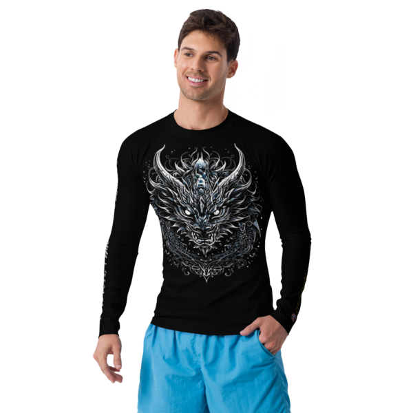 Draconic Majesty All-Over Print Men’s Rash Guard | EVOKE Performance | Athletic Wear with UPF 50+