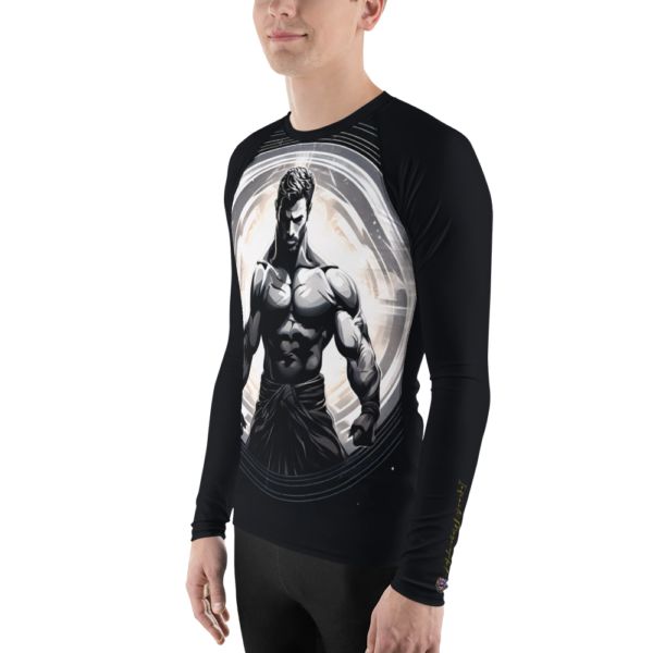 EVOKE Performance Men's All-Over Print Rash Guard - Warrior’s Resolve Design - Image 4