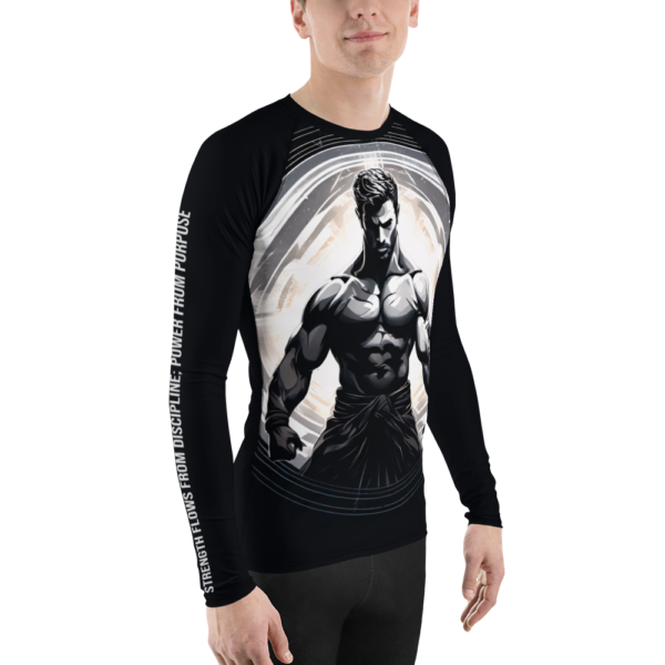 EVOKE Performance Men's All-Over Print Rash Guard - Warrior’s Resolve Design