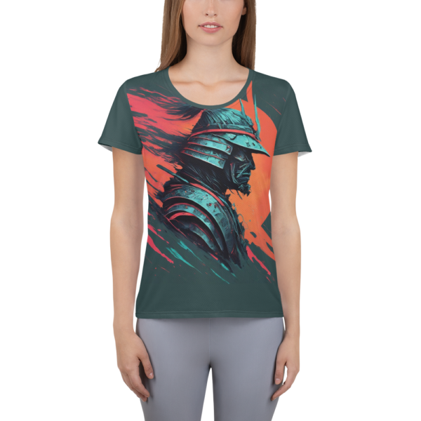 Samurai Eclipse Women's Performance Athletic T-Shirt - Image 2