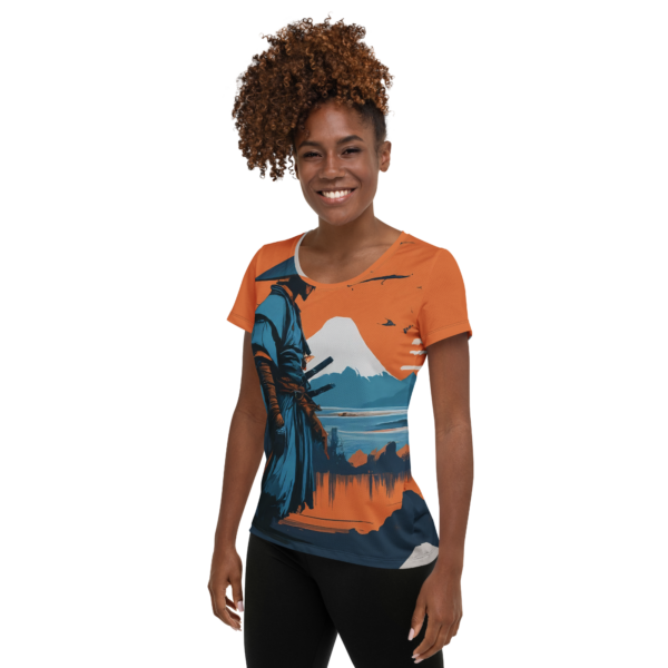 All-Over Print Women's Athletic T-Shirt - EVOKE Performance Martial Arts & Sportswear