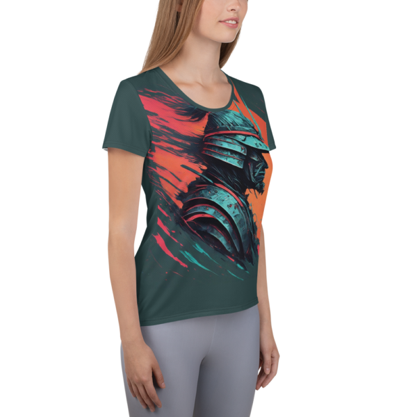 Samurai Eclipse Women's Performance Athletic T-Shirt - Image 4