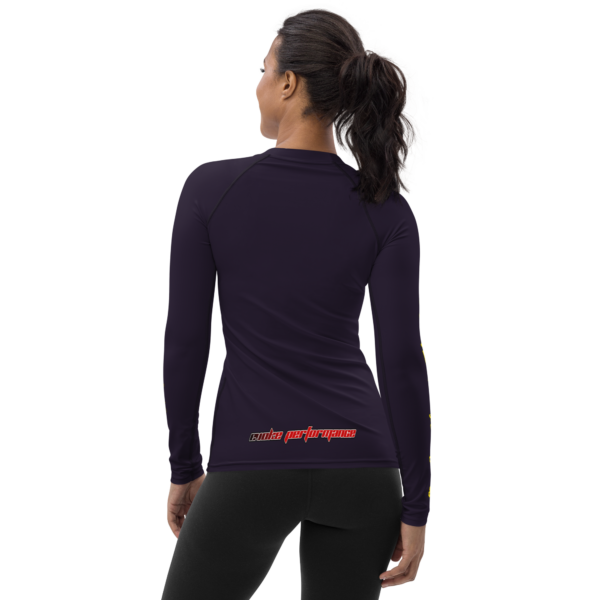 Celestial Samurai All-Over Print Women's Rash Guard – EVOKE Performance - Image 2