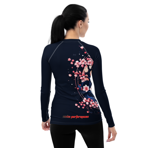 Evoke Performance All-Over Print Women's Rash Guard - UPF 50+ Athletic Long-Sleeve Shirt - Image 2