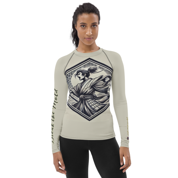 Women’s All-Over Print Rash Guard - EVOKE Performance Martial Arts Apparel with UPF 50+ - Image 2