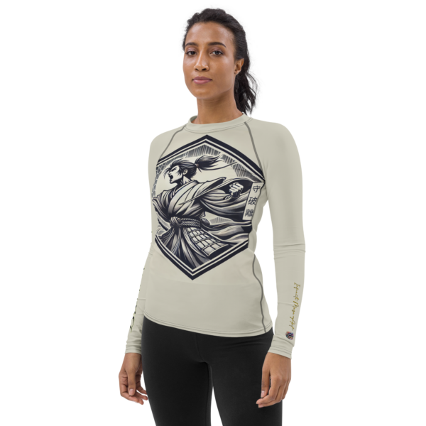 Women’s All-Over Print Rash Guard - EVOKE Performance Martial Arts Apparel with UPF 50+