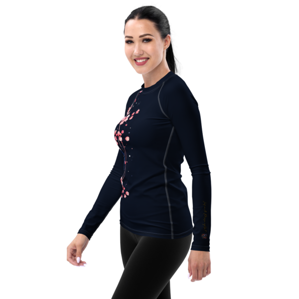 Evoke Performance All-Over Print Women's Rash Guard - UPF 50+ Athletic Long-Sleeve Shirt - Image 3