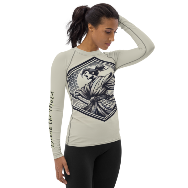 Women’s All-Over Print Rash Guard - EVOKE Performance Martial Arts Apparel with UPF 50+ - Image 4