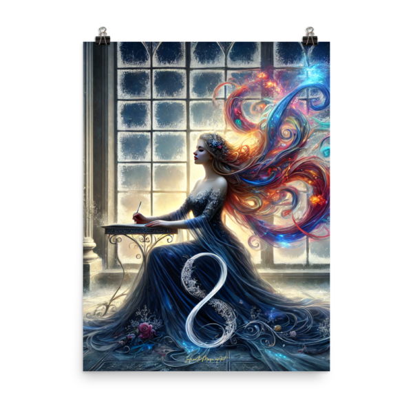 Symphony of the Infinite Muse: Enhanced Matte Paper Poster (18x24in)