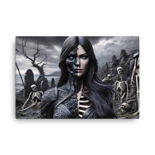 Hel: Norse Goddess of the Underworld – 24x36 Thin Canvas Print