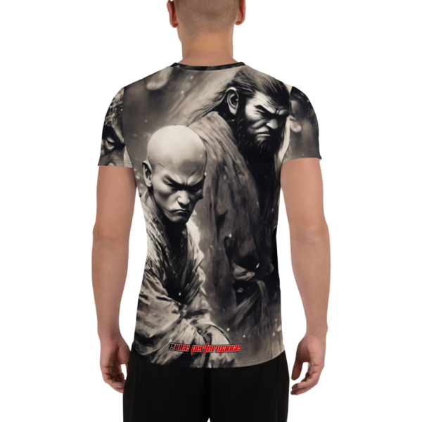 Eternal Path Samurai All-Over Print Men's Athletic T-Shirt - Image 3