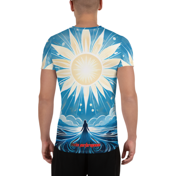 Radiance of Solitude - All-Over Print Men's Athletic T-Shirt for Martial Arts & Sports - Image 3