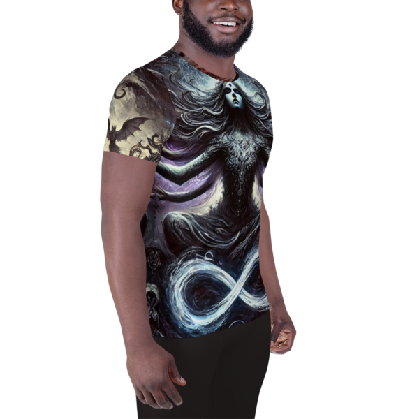 Ethereal Convergence All-Over Print Men’s Athletic T-Shirt – EVOKE Performance