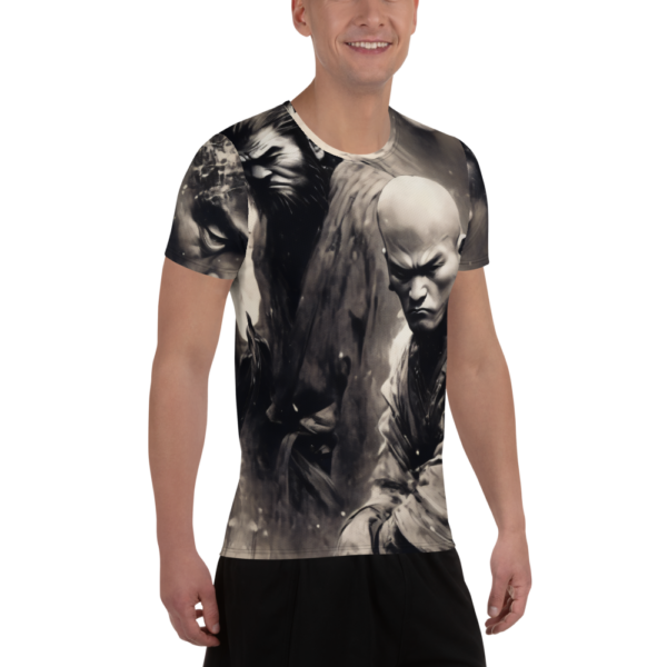 Eternal Path Samurai All-Over Print Men's Athletic T-Shirt