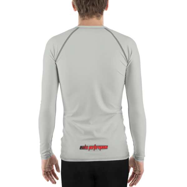 All-Over Print Men's Rash Guard - Dynamic Martial Arts Flow Design - Image 3