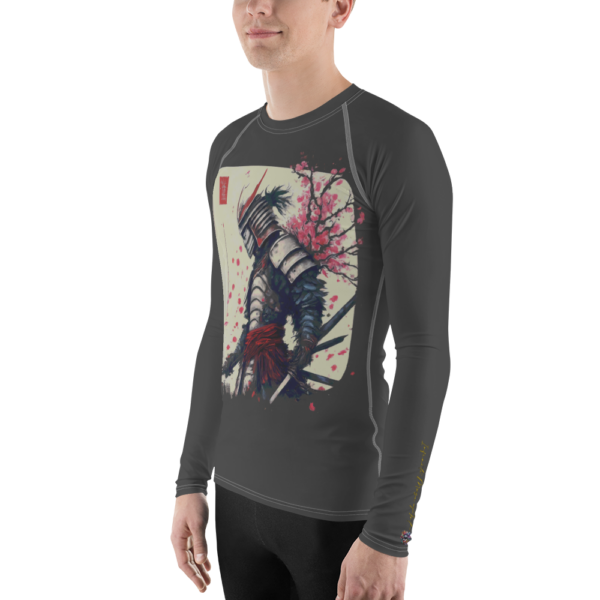 Cherry Blossom Samurai All-Over Print Men's Rash Guard – EVOKE Performance - Image 4