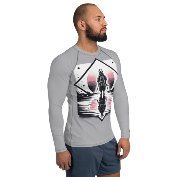 Samurai Reflection All-Over Print Men's Rash Guard - EVOKE Performance