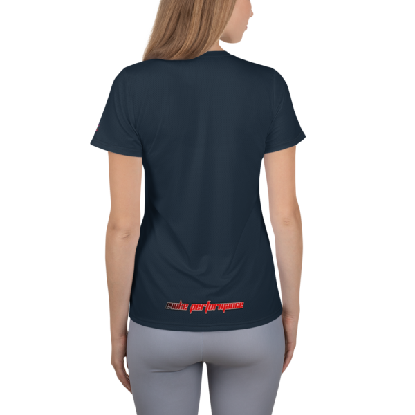 Serenity in the Rising Sun Women’s All-Over Print Athletic T-Shirt - Image 3