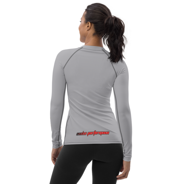 Samurai Reflection All-Over Print Women's Rash Guard - EVOKE Performance - Image 3