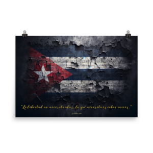 Echoes of Harmony: Cuban Symphony – 24x36in Enhanced Matte Paper Poster