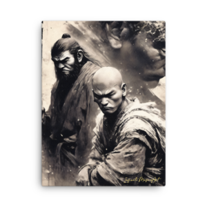 Eternal Path: Samurai Warriors Thin Canvas Print – 18x24in