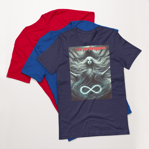 Evoke Performance Unisex T-Shirt – Ethereal Infinity Weaver Design - Image 5