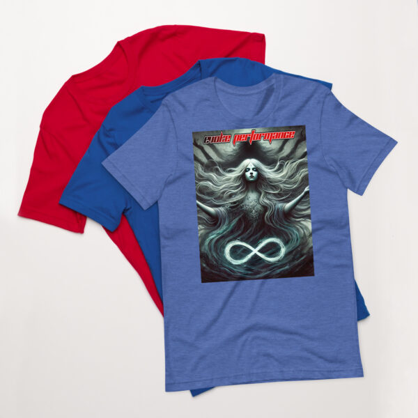 Evoke Performance Unisex T-Shirt – Ethereal Infinity Weaver Design - Image 8