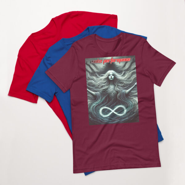 Evoke Performance Unisex T-Shirt – Ethereal Infinity Weaver Design - Image 6