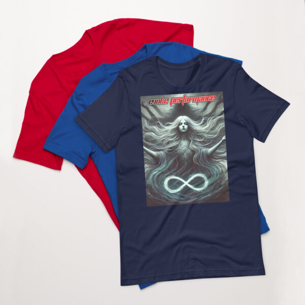 Evoke Performance Unisex T-Shirt – Ethereal Infinity Weaver Design - Image 4